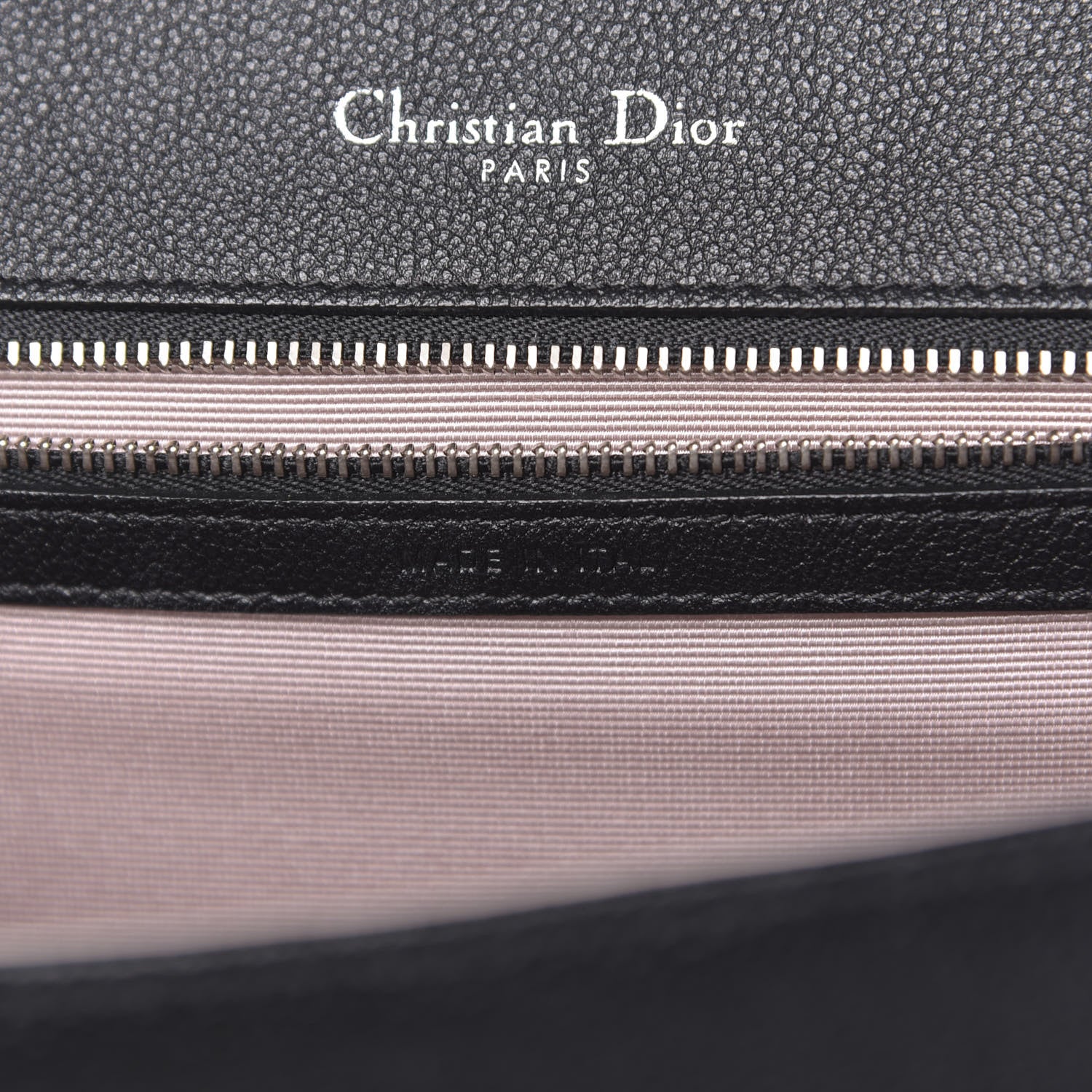 Christian Dior Grained Calfskin Large Diorama Flap Bag Black 7 of 10