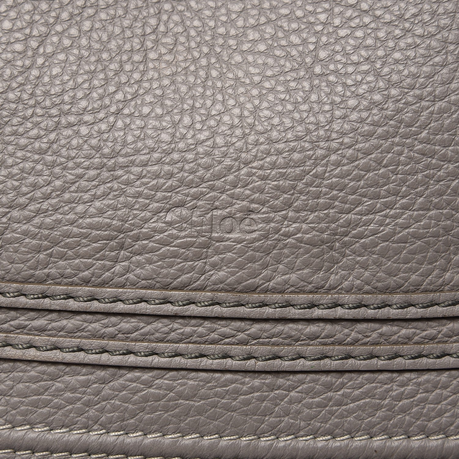 Chloe Calfskin Large Marcie Satchel Cashmere Grey 8 of 8