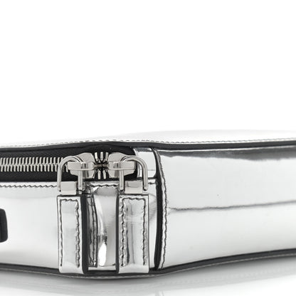 Prada Spazzolato Small Brique Crossbody Bag Argento 9 of 12