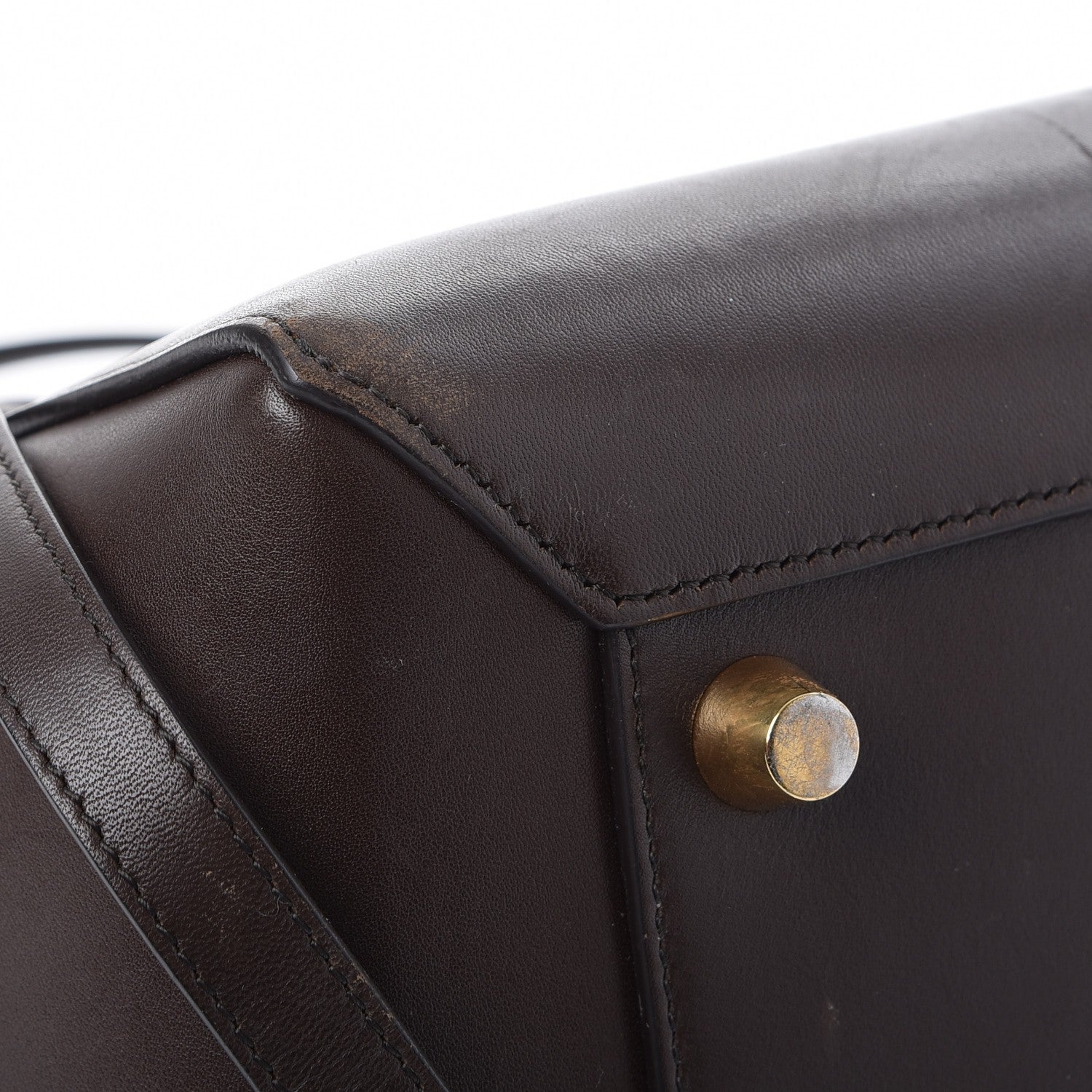 Celine Supersoft Calfskin Mini Belt Bag Wood 14 of 18