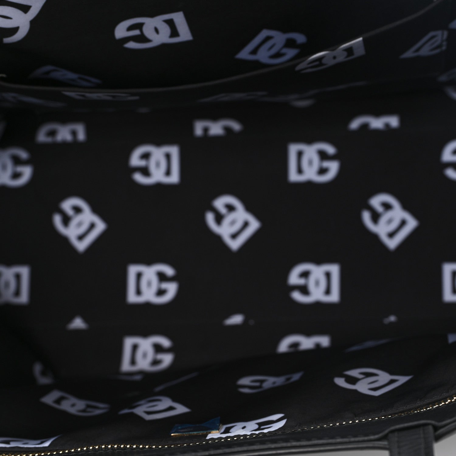 Dolce & Gabbana DOLCE GABBANA Calfskin DG Logo Shopper Tote Black 5 of 11