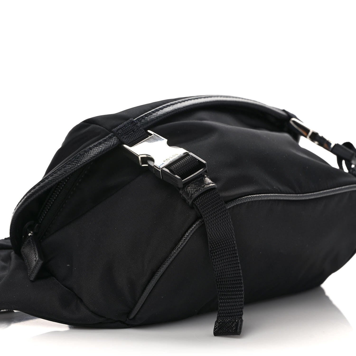 Prada Re-Nylon Saffiano Sling Bag Black 6 of 8