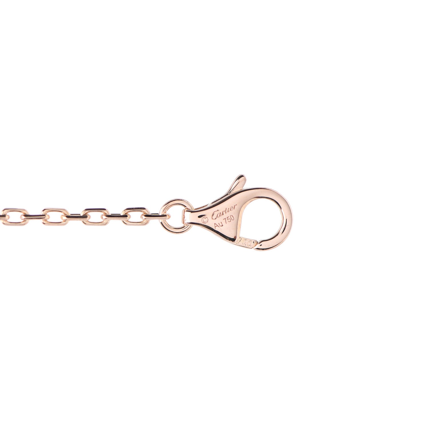 Cartier 18K Pink Gold Pink Sapphire D'Amour Bracelet 3 of 3