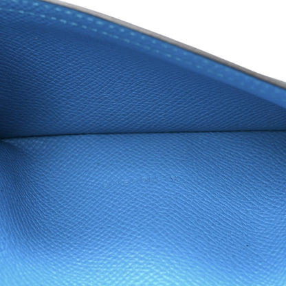 Hermes Epsom Bearn Gusset Wallet Bleu Zanzibar 6 of 18