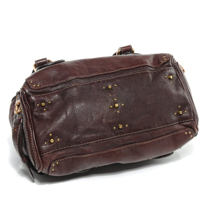 Chloe Leather Paddington Satchel Chocolate 5 of 8