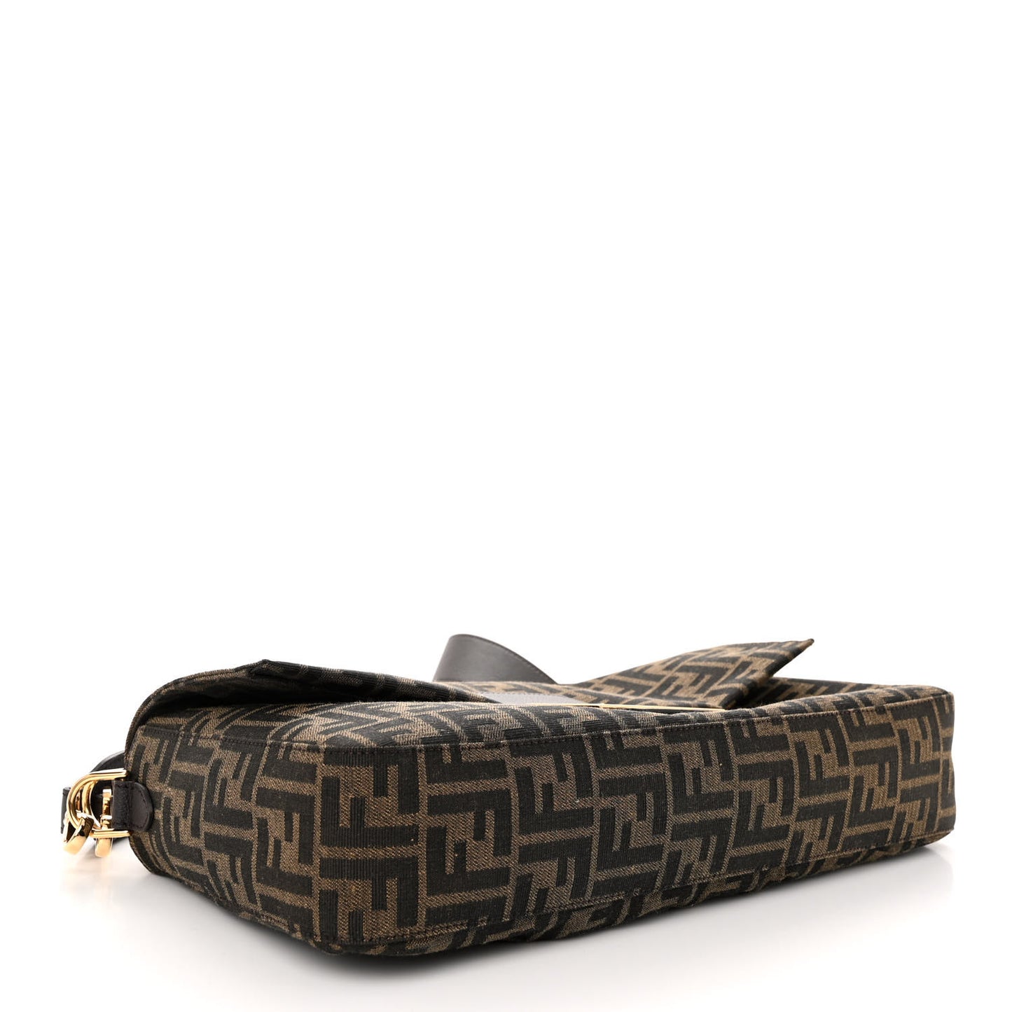 Fabric Jacquard FF 1974 Maxi Baguette Tobacco Moro Black