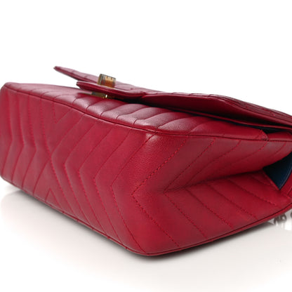 Chanel Calfskin Chevron Quilted 2.55 Reissue 225 Flap Red 10 of 25