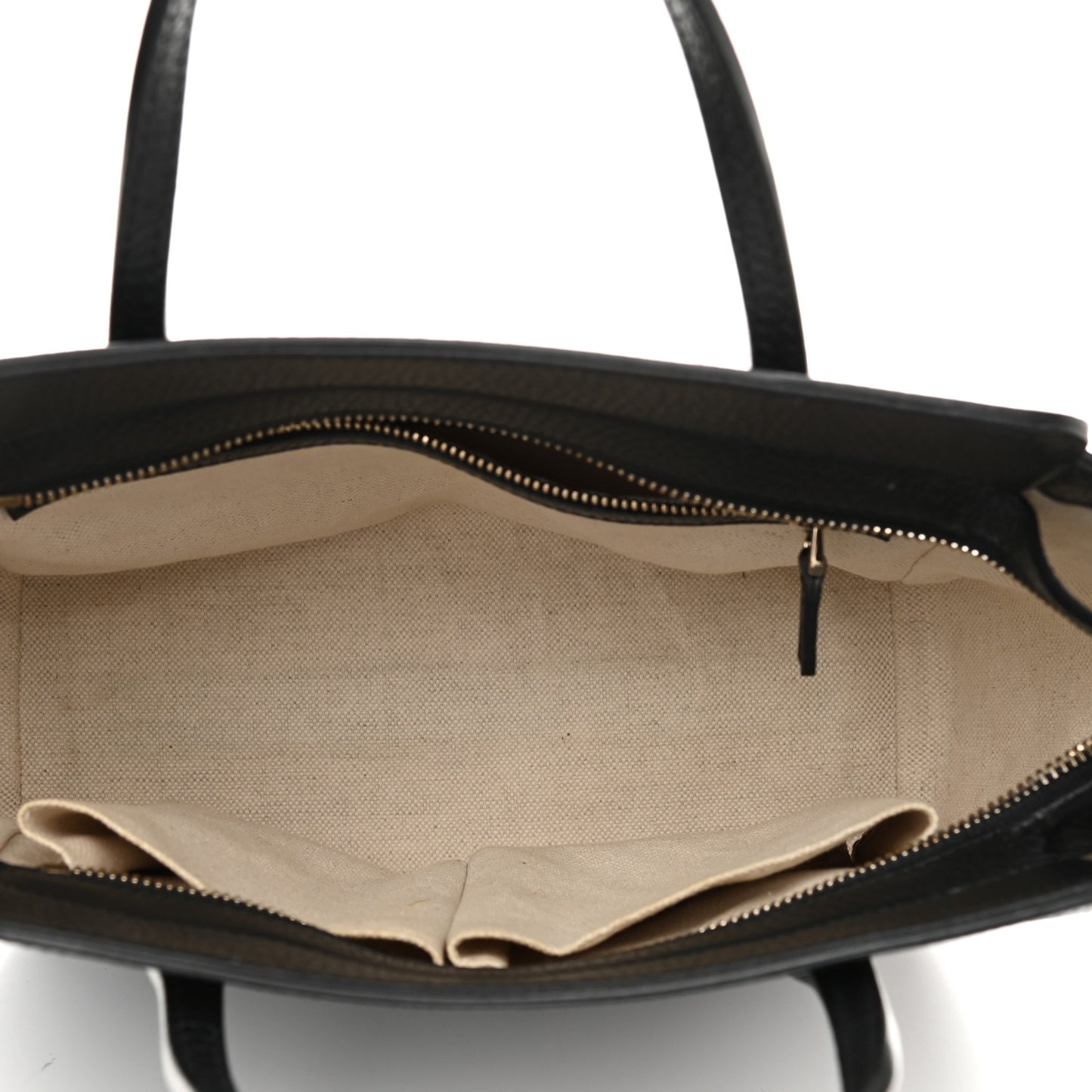 Dollar Calfskin Mini Swing Top Handle Bag Black
