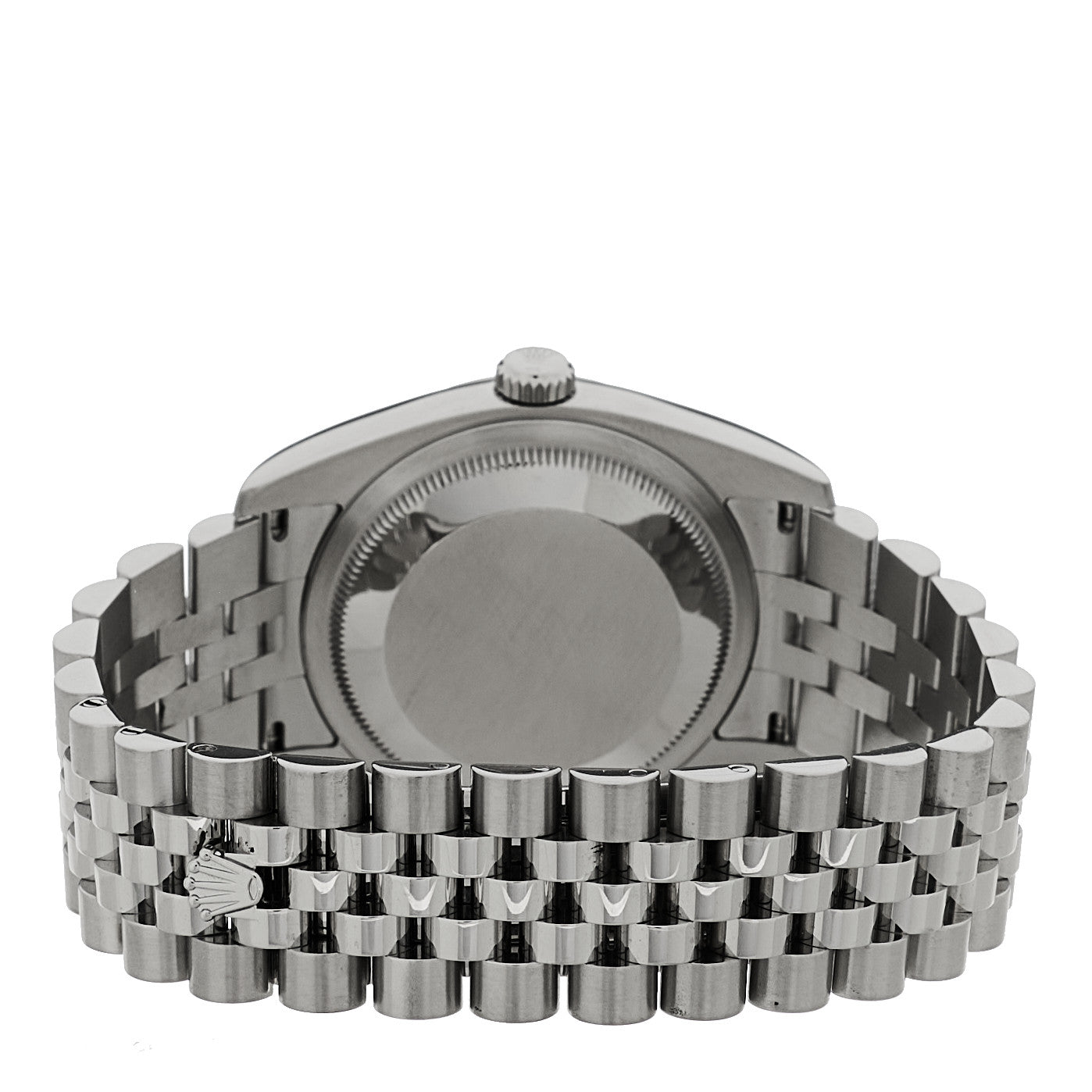 Rolex Stainless Steel 18K White Gold Diamond 36mm Oyster Perpetual Datejust Watch Blue Jubilee 116234 3 of 5