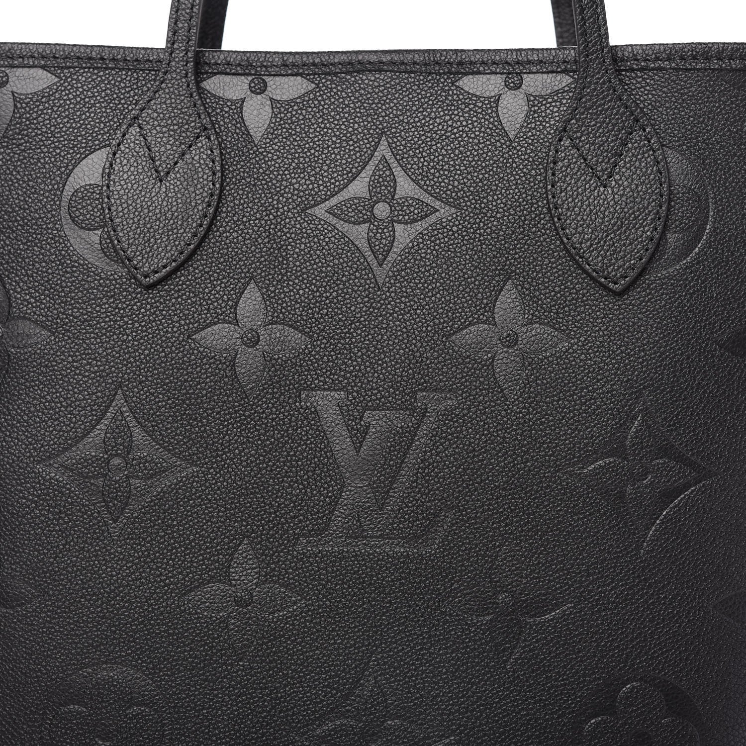 Louis Vuitton Empreinte Monogram Giant Neverfull MM Black 10 of 10