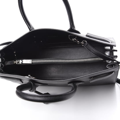 Saint Laurent Grained Calfskin Small Sac De Jour Black 5 of 10