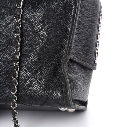 Chanel Caviar Quilted Deauville Bowling Bag Black 15 of 16