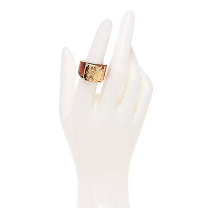 Louis Vuitton Lock Me Ring M Ecaille 2 of 4