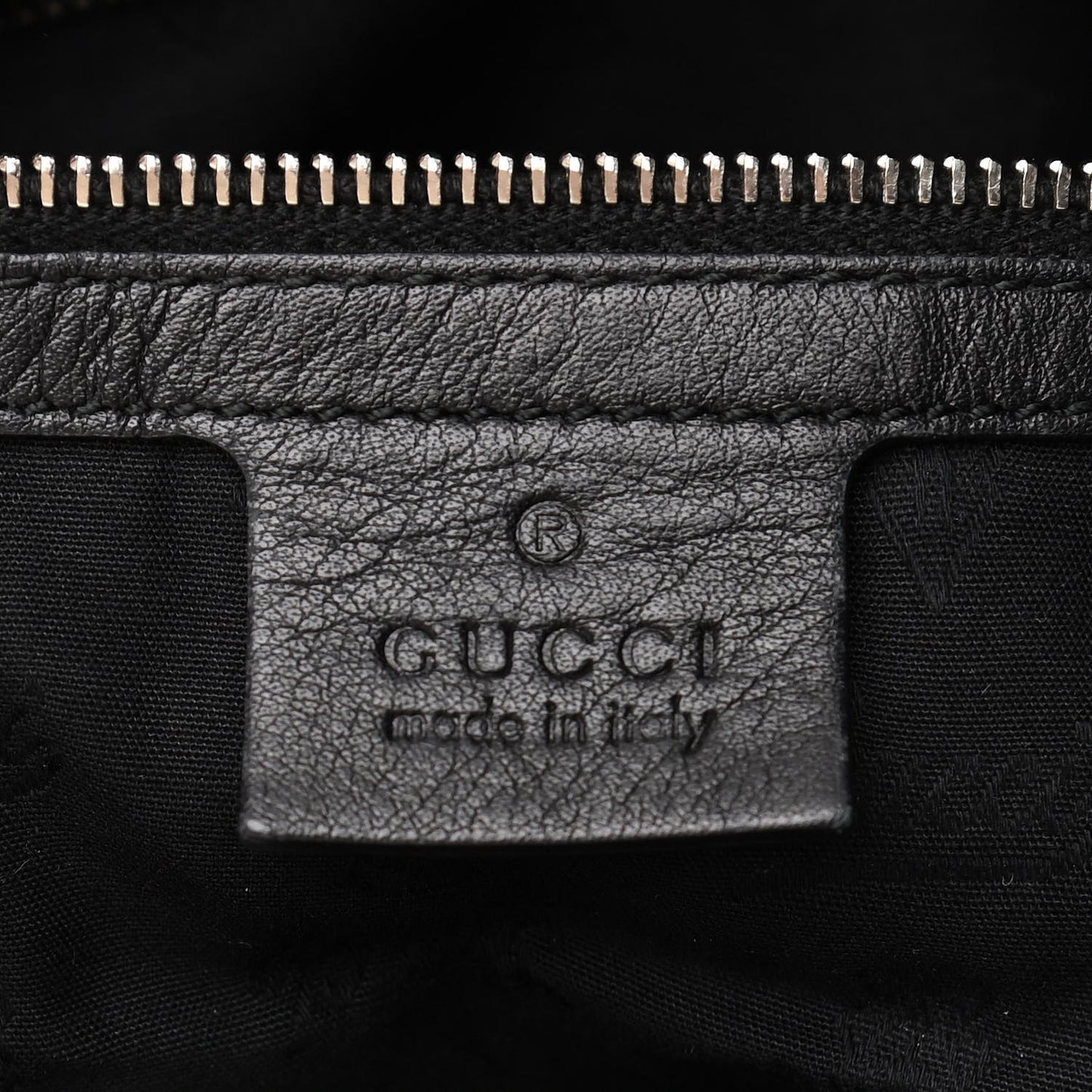 Guccissima Large GG Twins Hobo Black