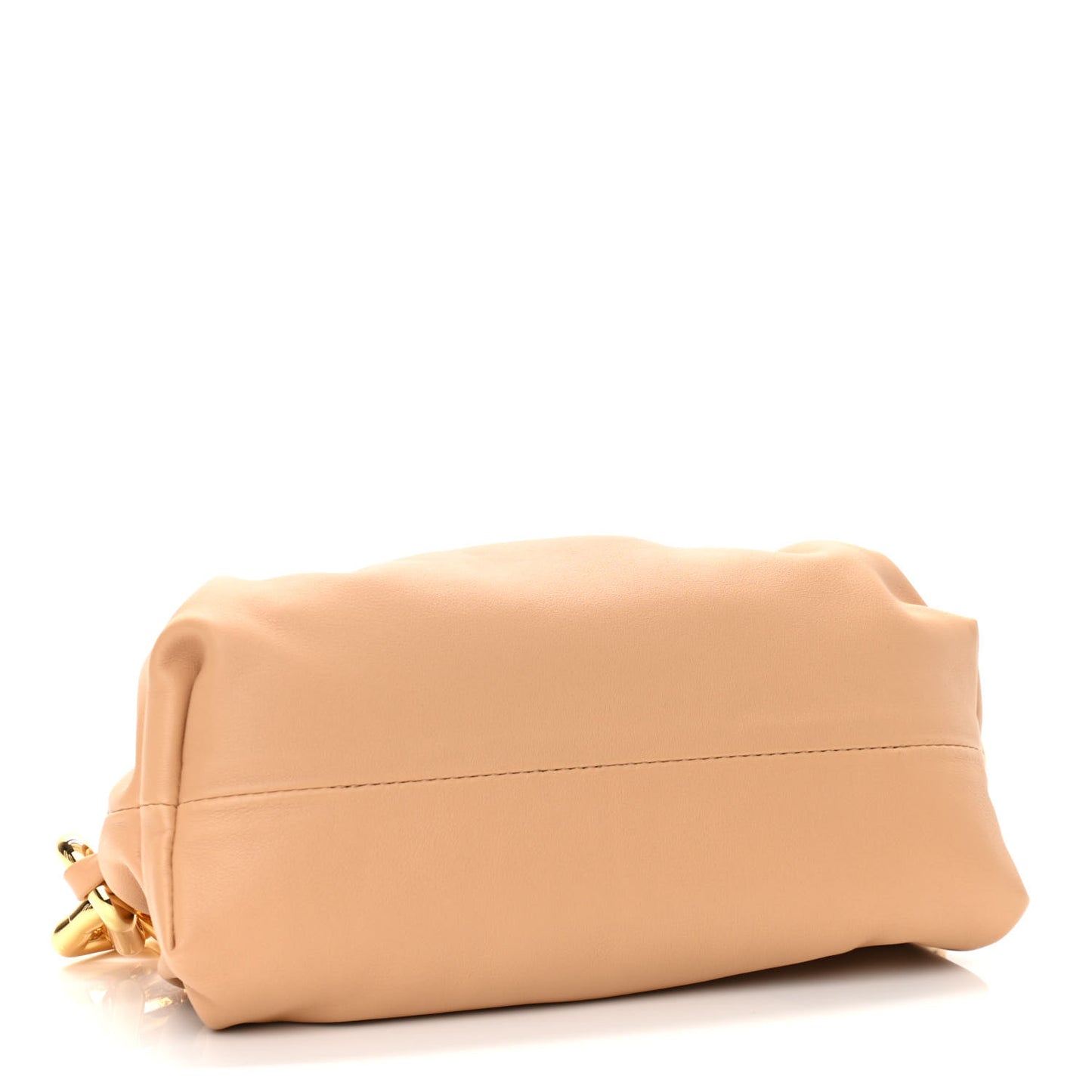 Calfskin Teen Chain Pouch Almond