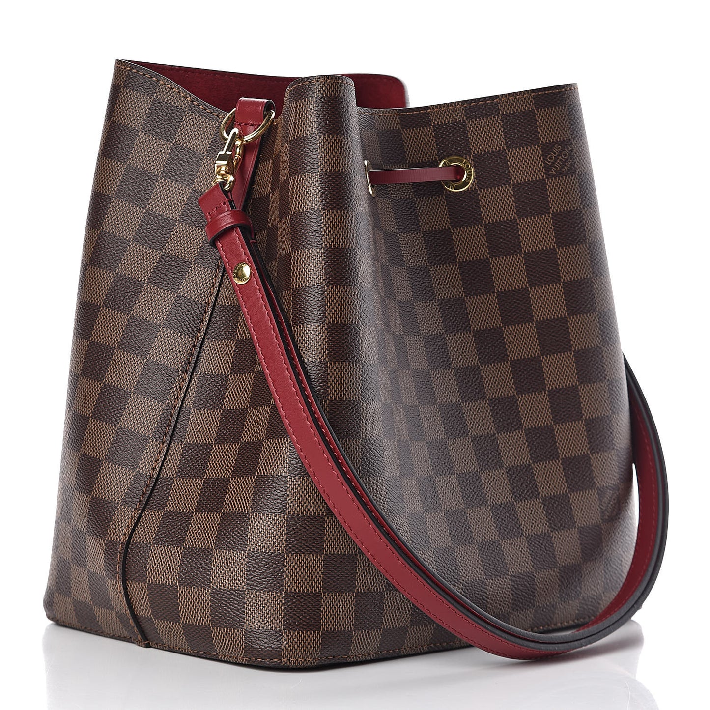 Damier Ebene Neonoe MM Cherry Berry