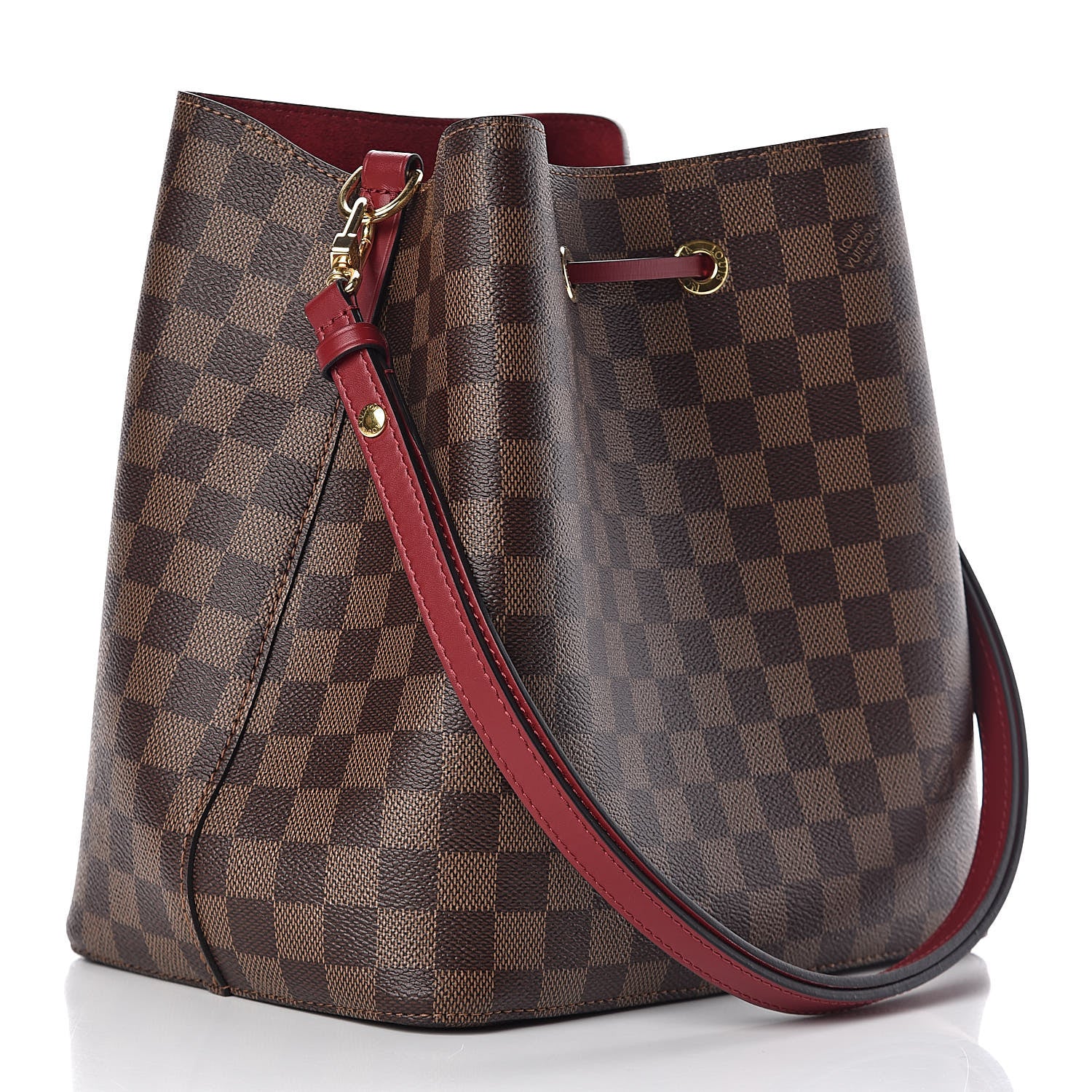 Louis Vuitton Damier Ebene Neonoe MM Cherry Berry 3 of 8