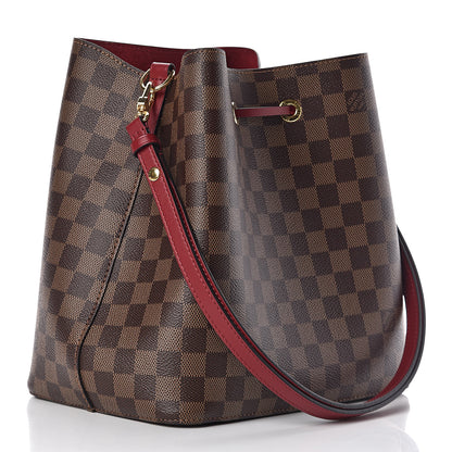 Louis Vuitton Damier Ebene Neonoe MM Cherry Berry 3 of 8