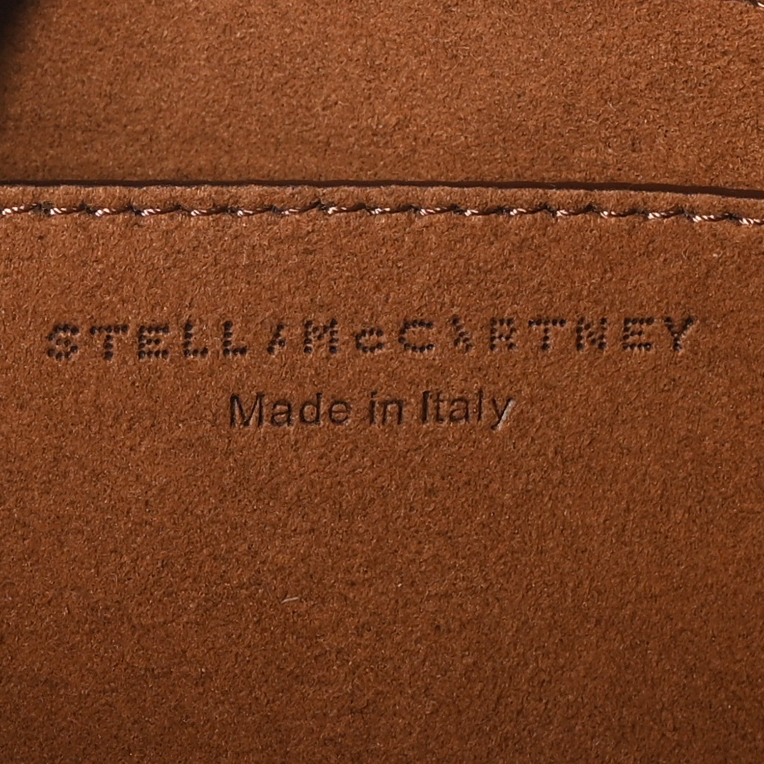 Stella McCartney Eco Alter Nappa Perforated Logo Mini Crossbody Wine 6 of 9