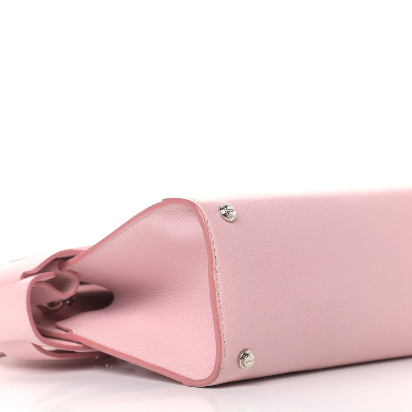 Grained Calfskin Mini Horizon Satchel Bright Pink