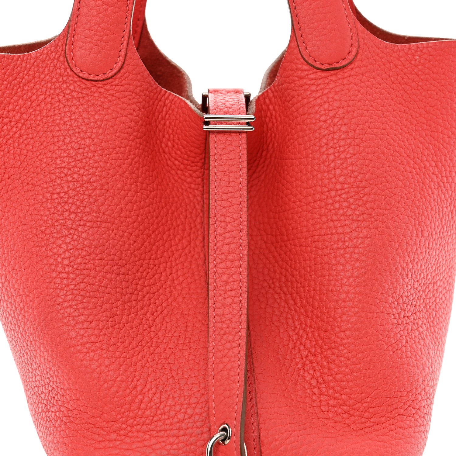 Hermes Taurillon Clemence Picotin Lock 18 PM Rose Jaipur 9 of 11