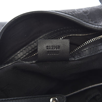 Gucci Guccissima Medium GG Twins Shoulder Bag Black 7 of 12