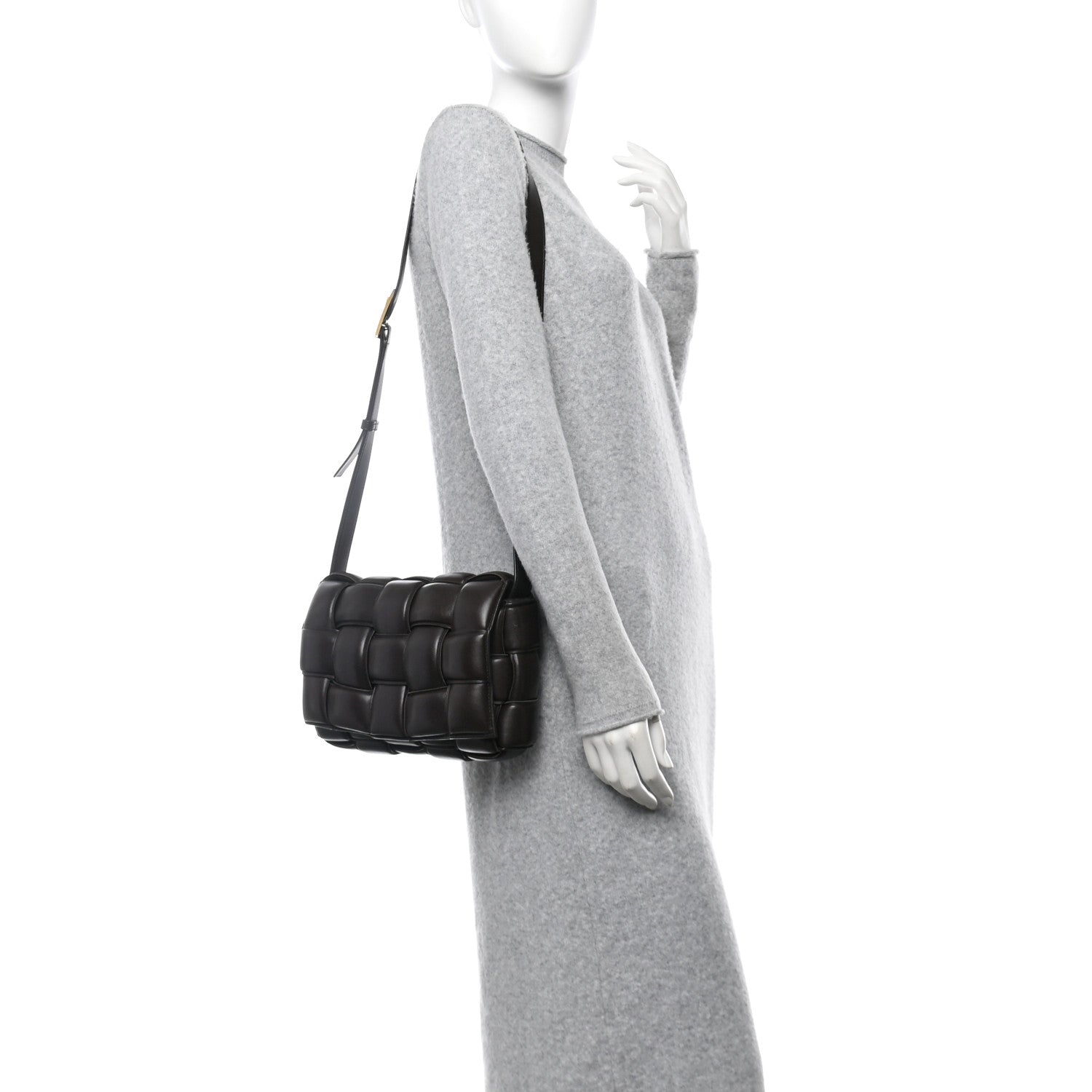 Bottega Veneta Nappa Maxi Intreccio Padded Cassette Crossbody Bag Fondant 2 of 9