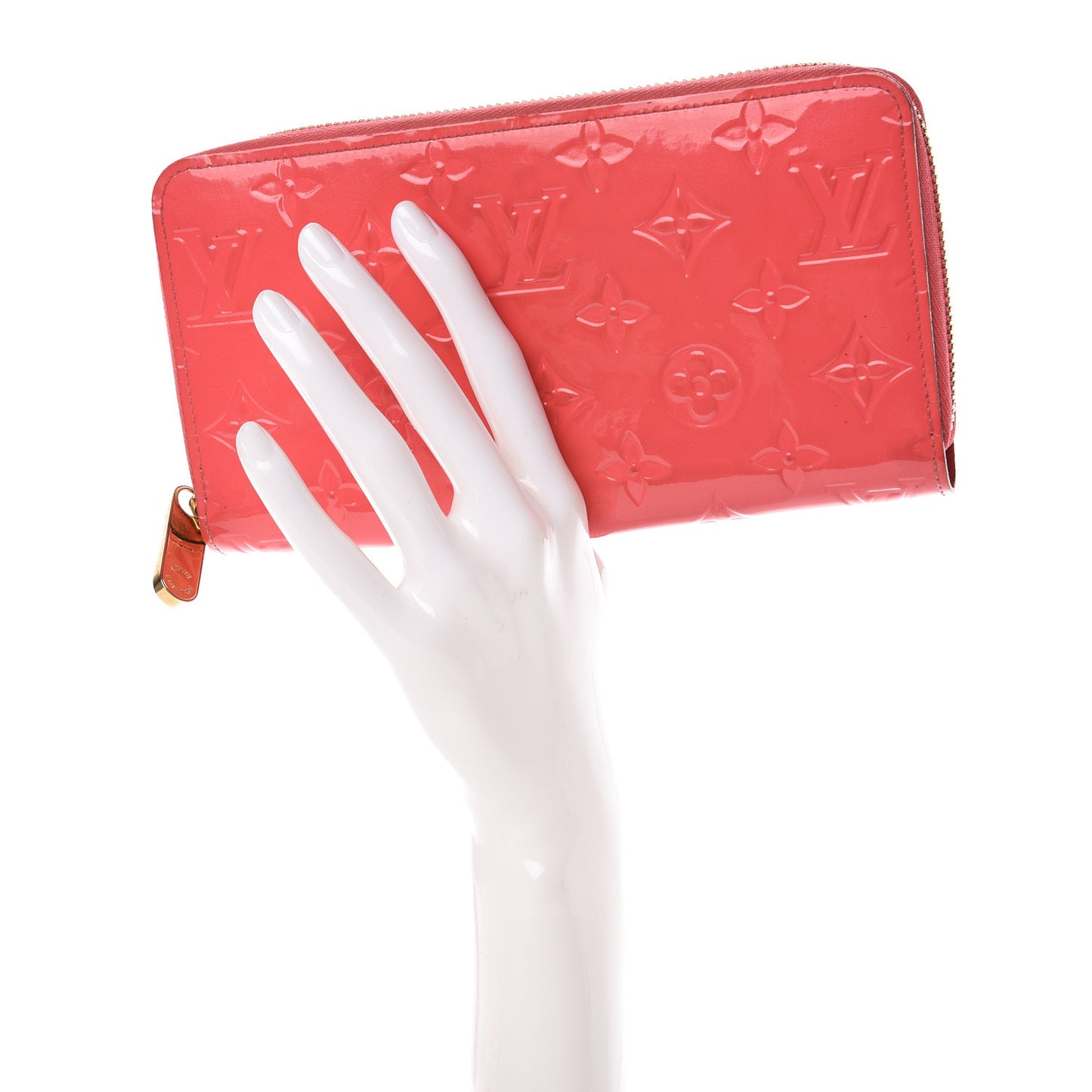 Vernis Zippy Wallet Rose Litchi