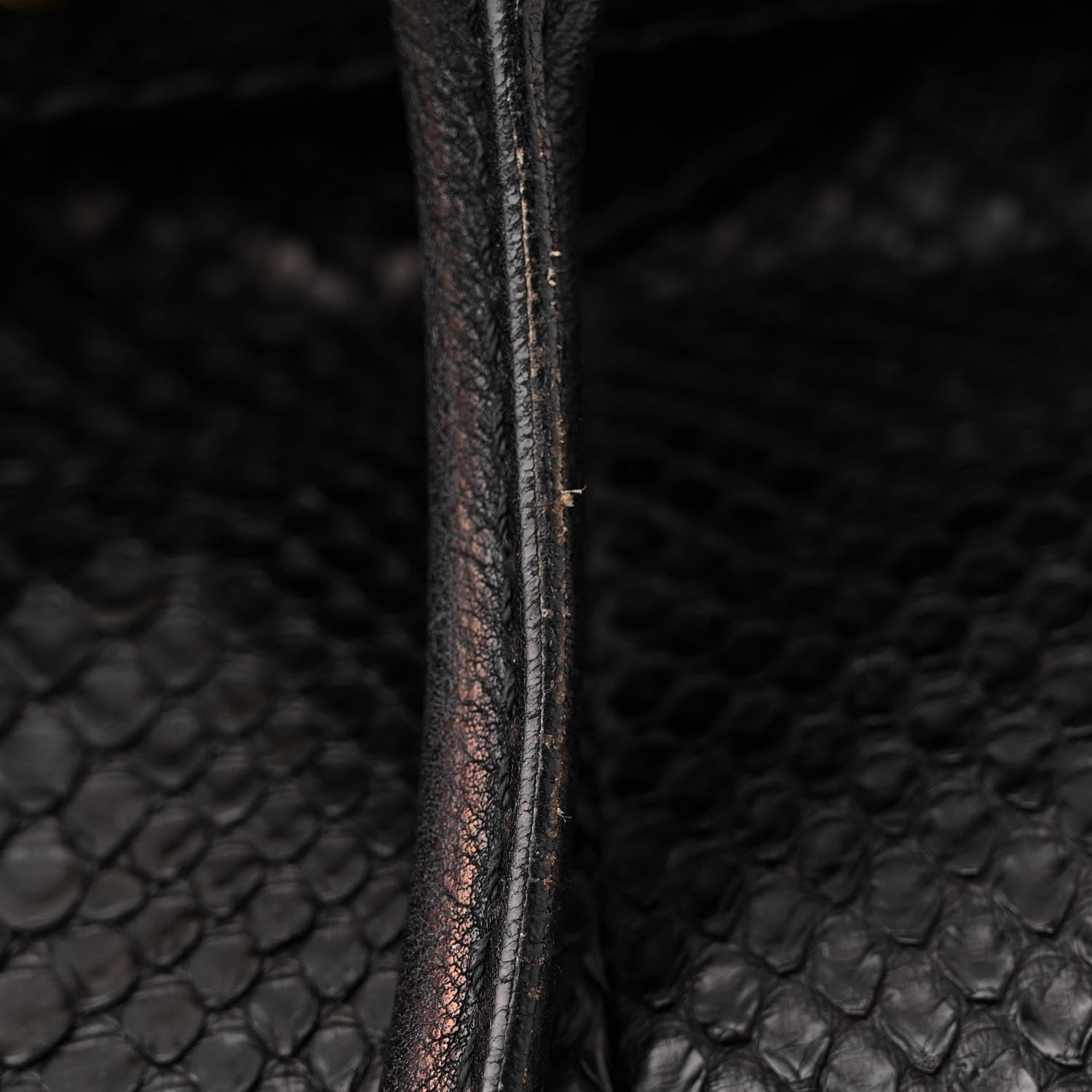 Gucci Snakeskin Large GG Running Tote Black 18 of 18