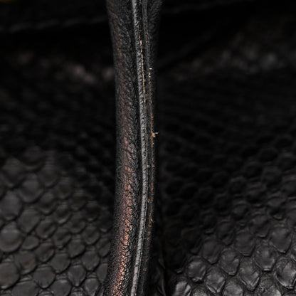 Gucci Snakeskin Large GG Running Tote Black 18 of 18