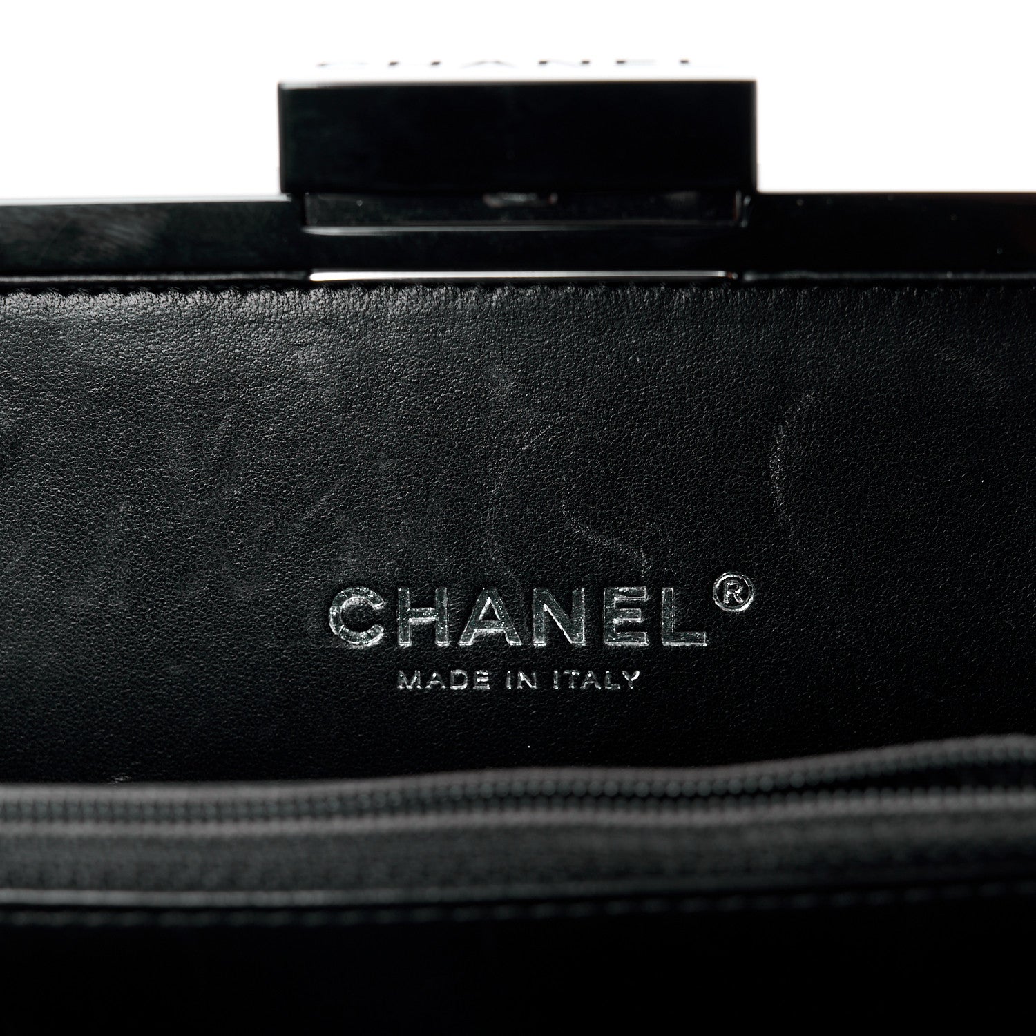 Chanel Plexiglass Barcode Boy Brick Lego Clutch Black 6 of 12