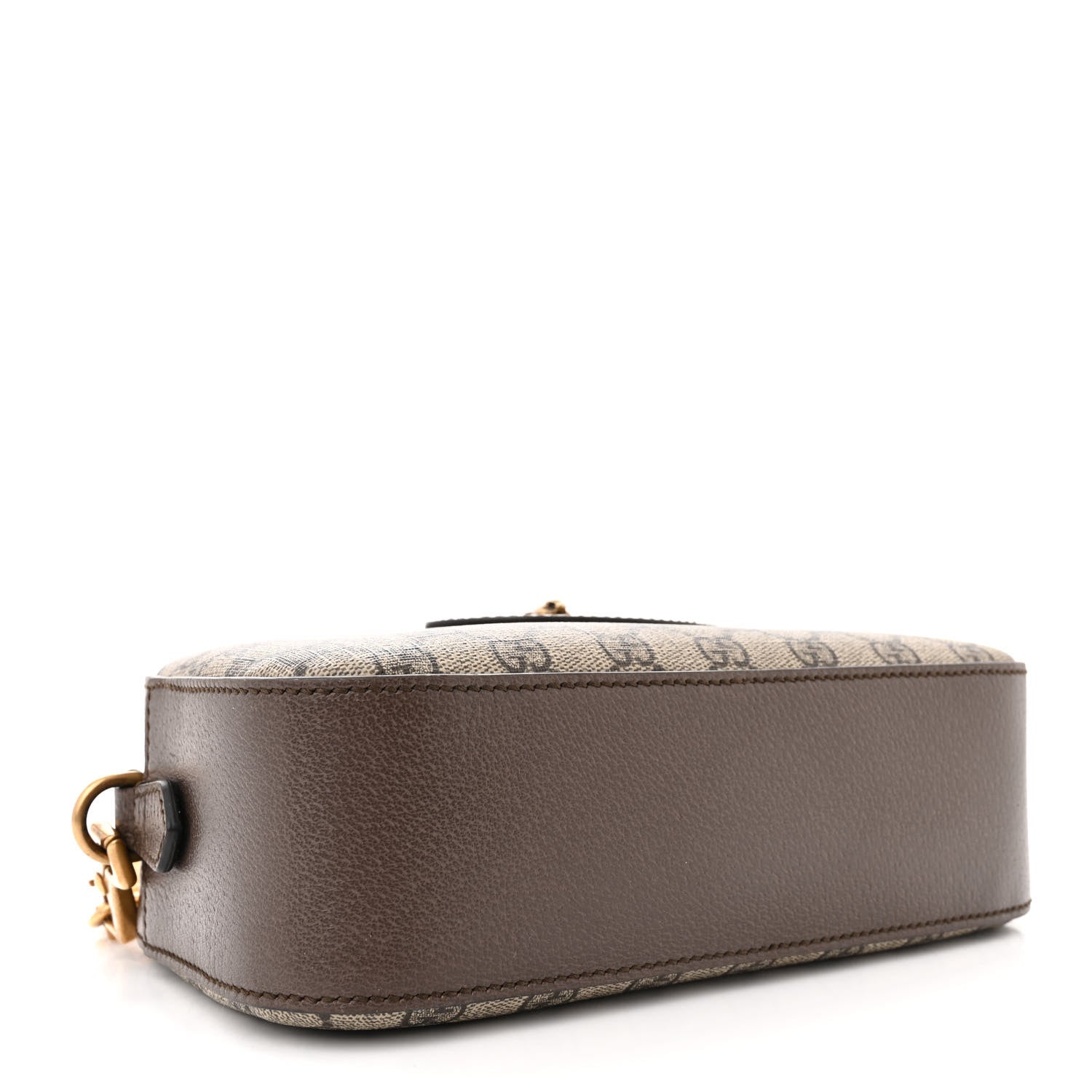 Gucci GG Supreme Monogram Web Neo Vintage Shoulder Bag Beige New Acero Crop 4 of 14