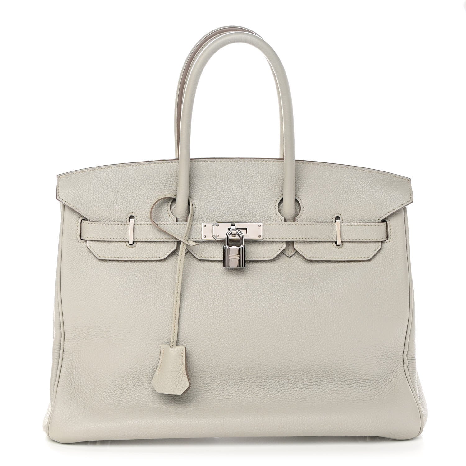 Hermes Togo Birkin 35 Gris Perle 1 of 15