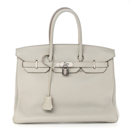Hermes Togo Birkin 35 Gris Perle 1 of 15