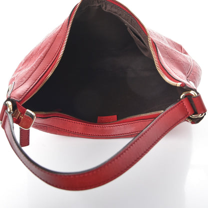 Gucci Guccissima Small Charmy Hobo Red 5 of 9