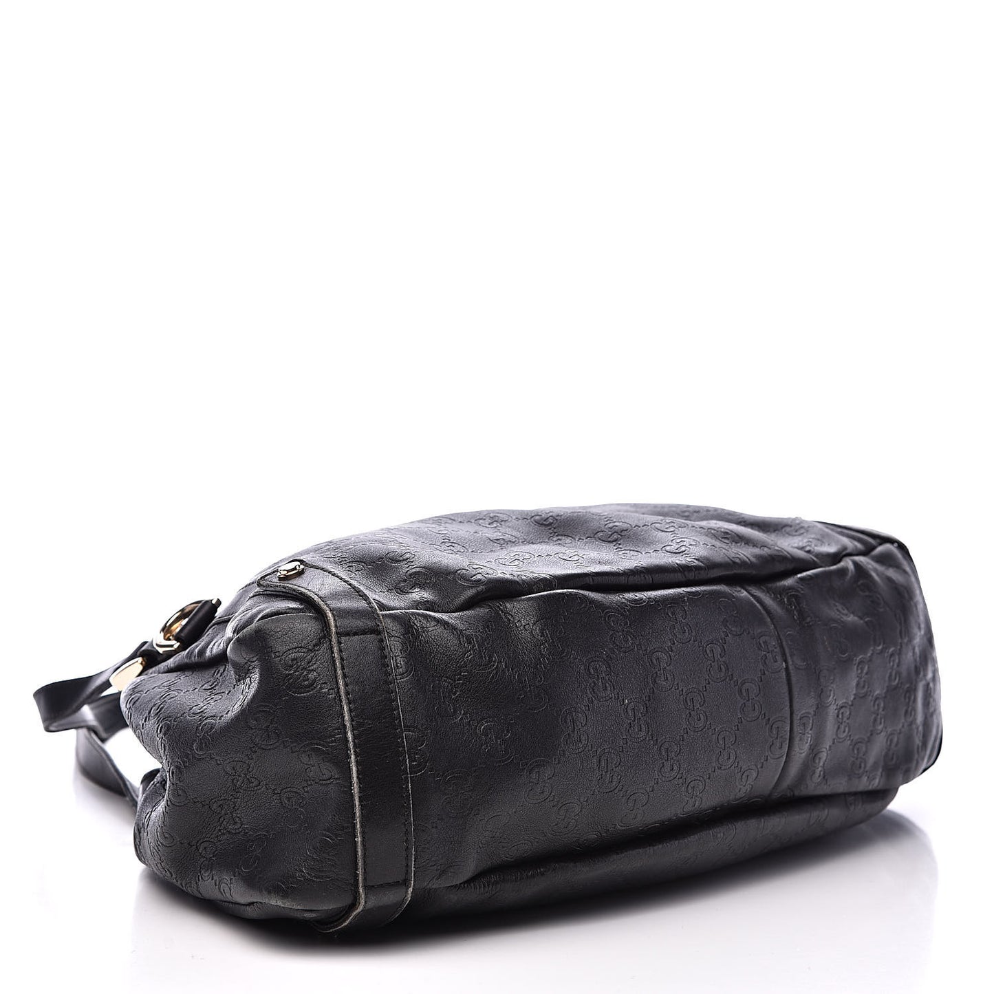 Guccissima Medium Abbey Shoulder Bag Black