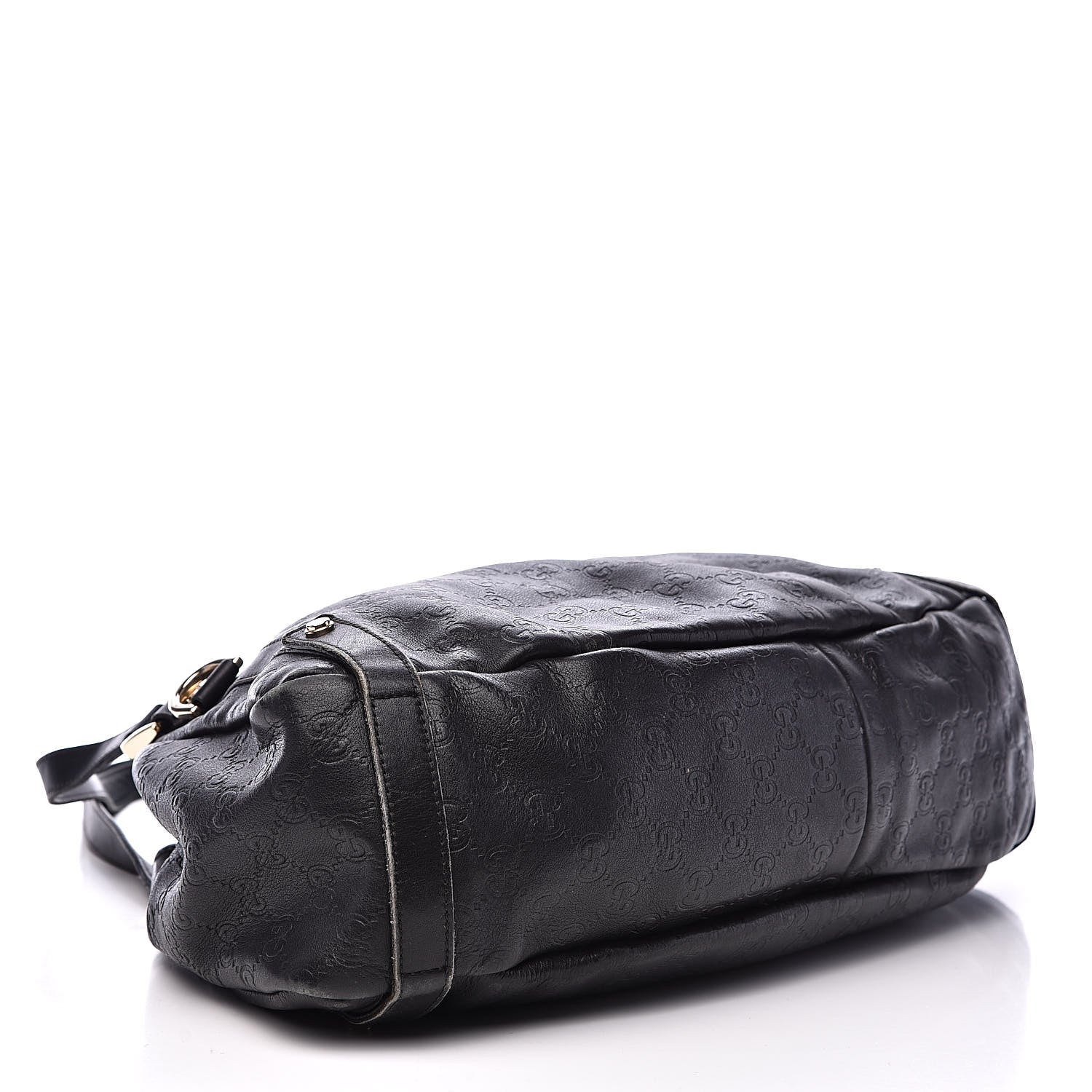 Gucci Guccissima Medium Abbey Shoulder Bag Black 4 of 17