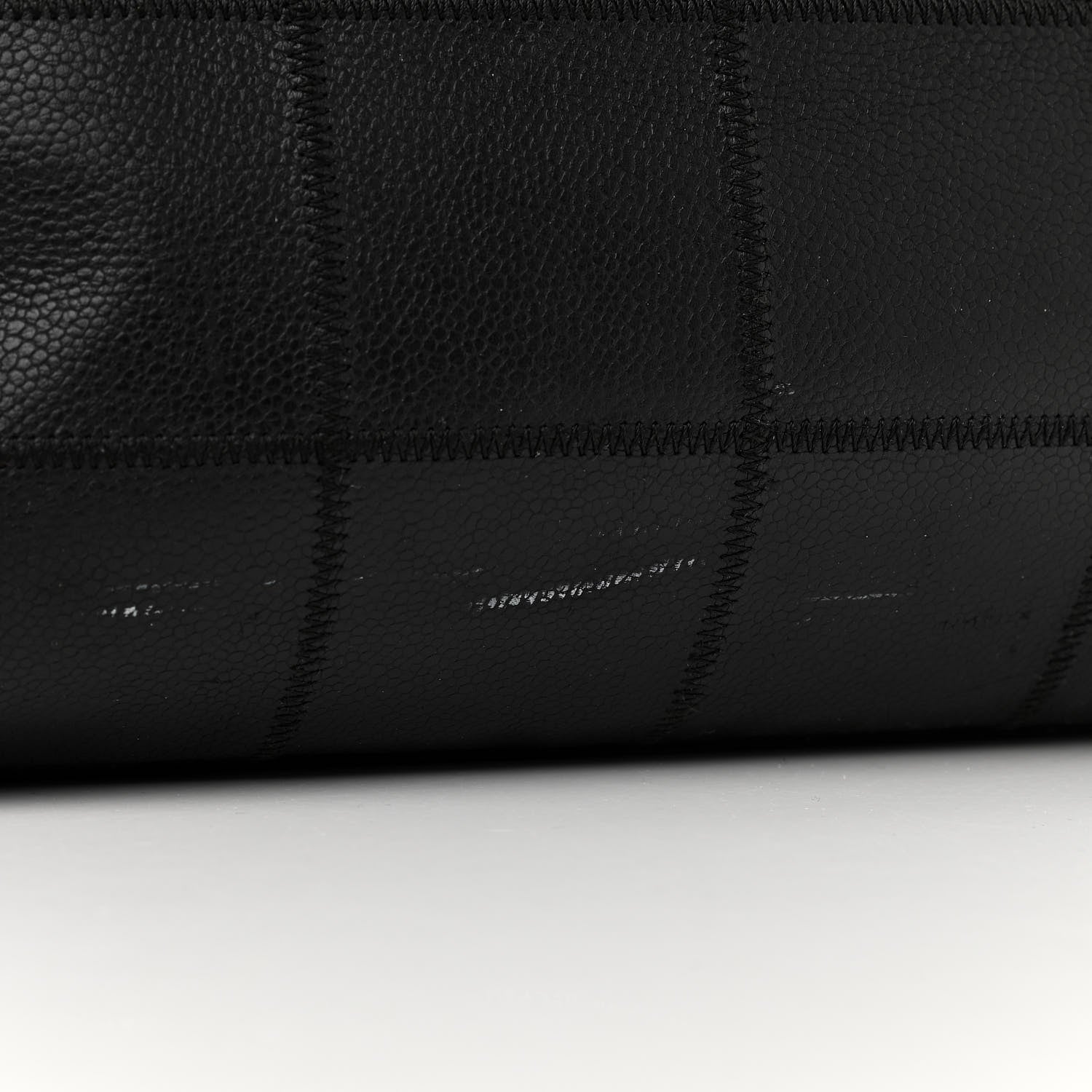 Chanel Caviar Square Stitched Large Tote Black 14 of 15