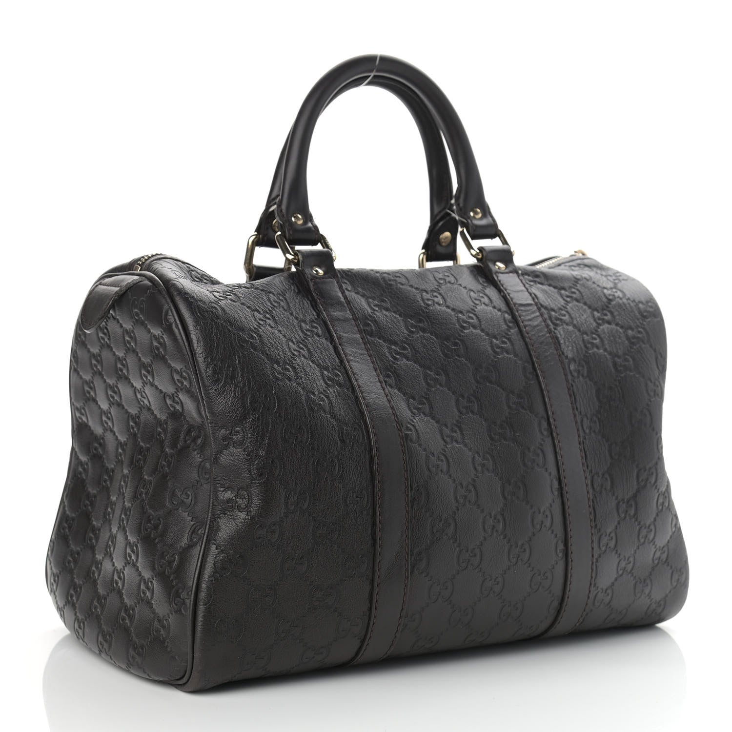 Gucci Guccissima Medium Joy Boston Dark Brown 3 of 17