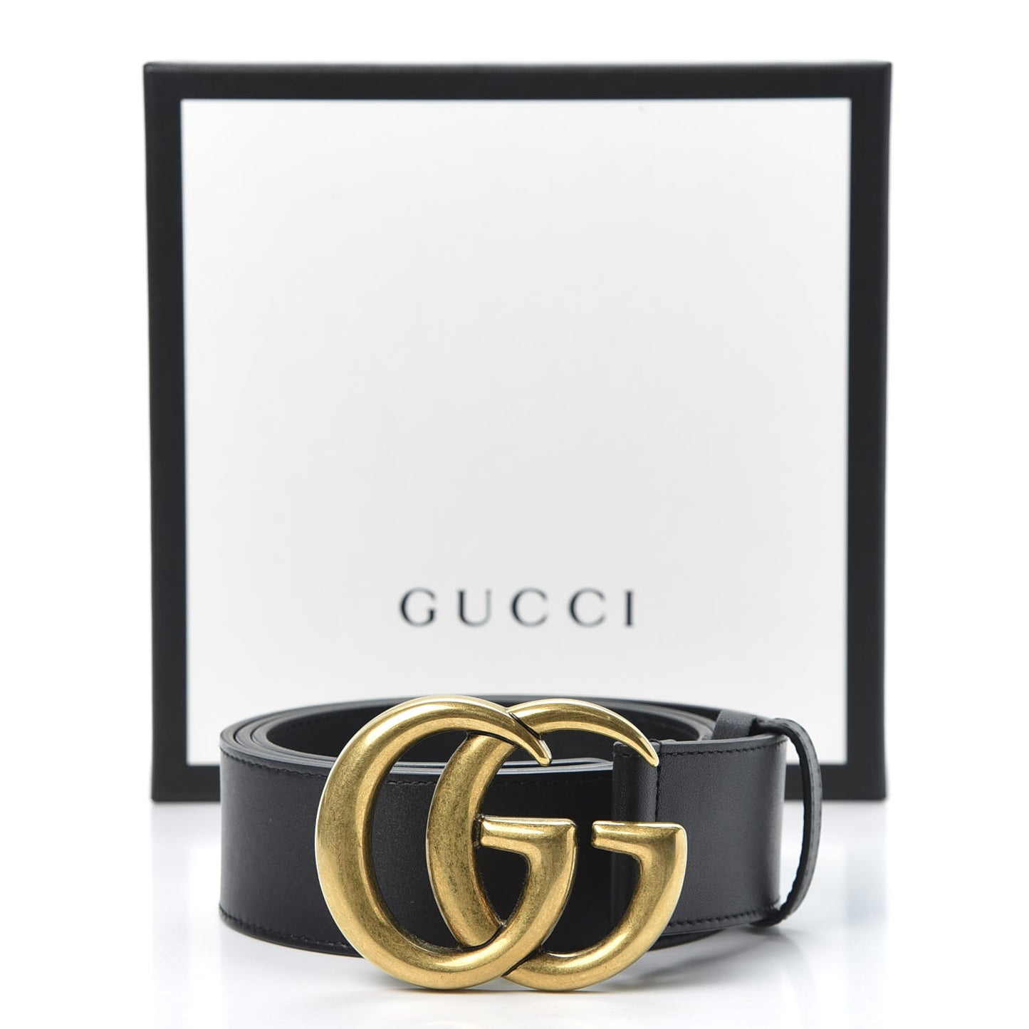 Calfskin Double G 40mm Belt 90 36 Black