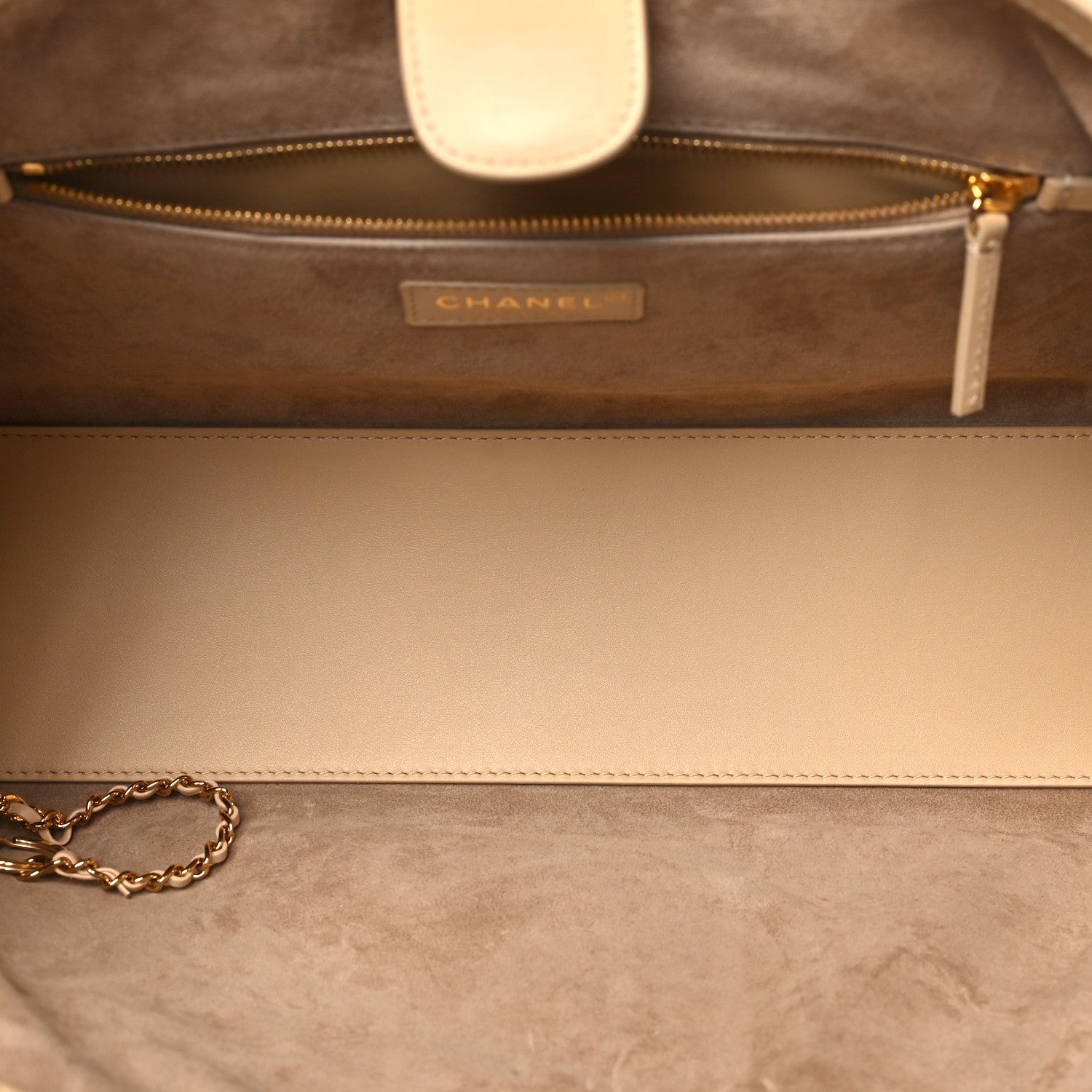 Chanel Calfskin Archetype Small Shopping Tote Beige 5 of 11