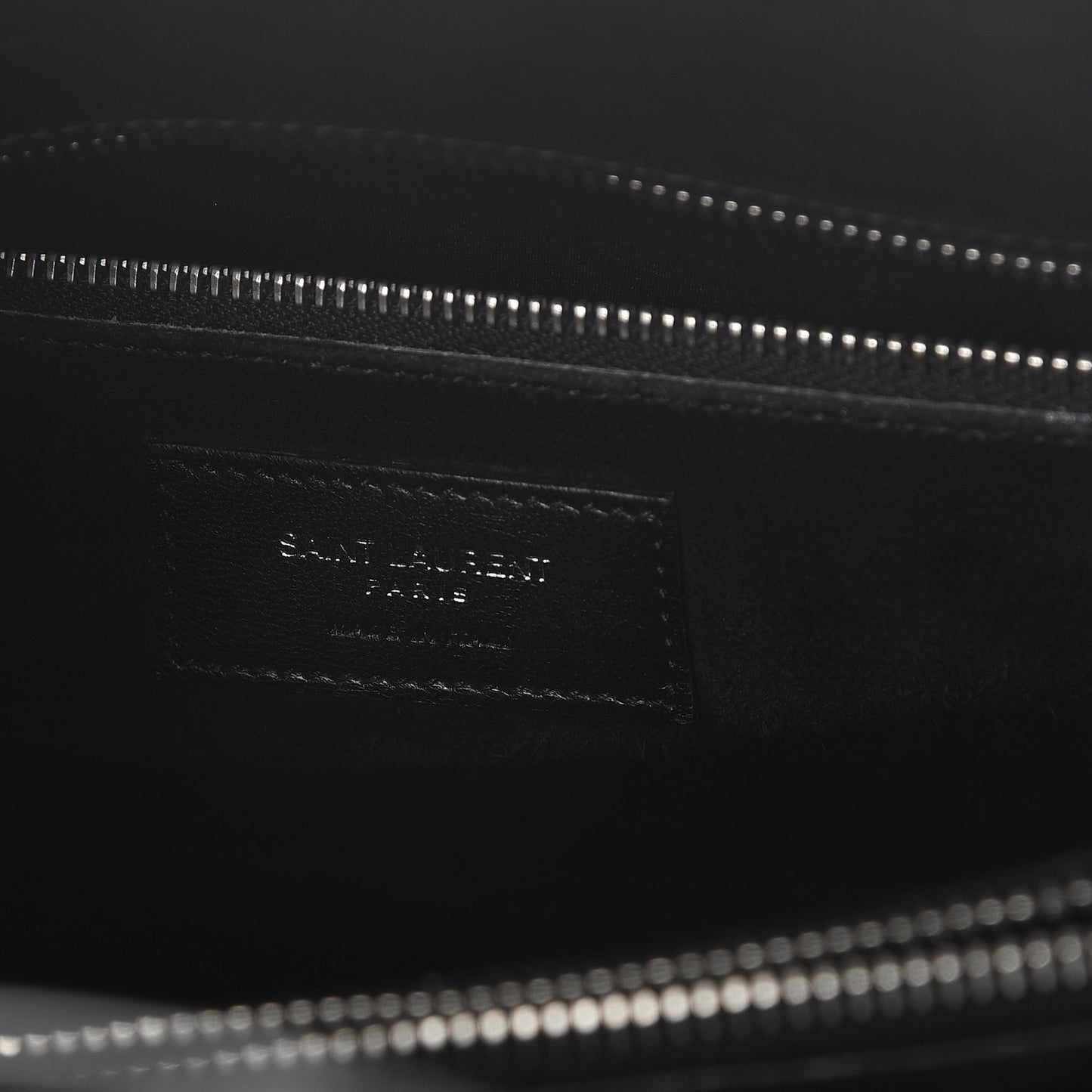 Calfskin Crocodile Embossed Small Sac de Jour Black