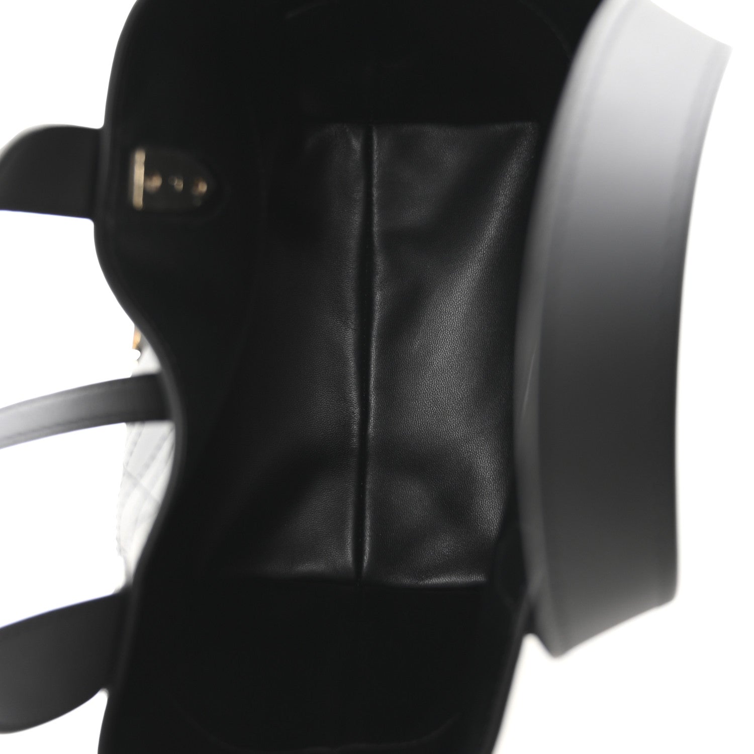 Christian Dior Smooth Calfskin Vintage Flat Macrocannage Small Toujours Vertical Tote Black 5 of 10