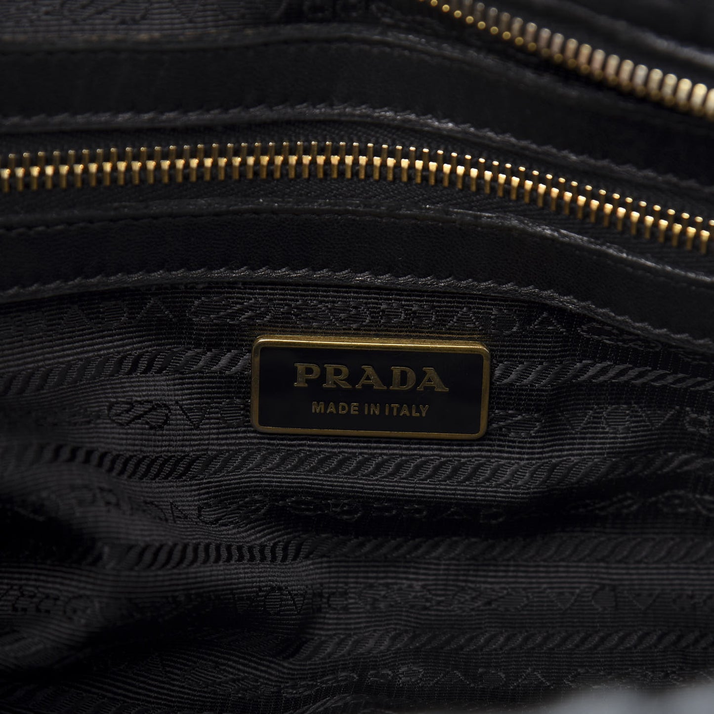 Nappa Gaufre Tote Black