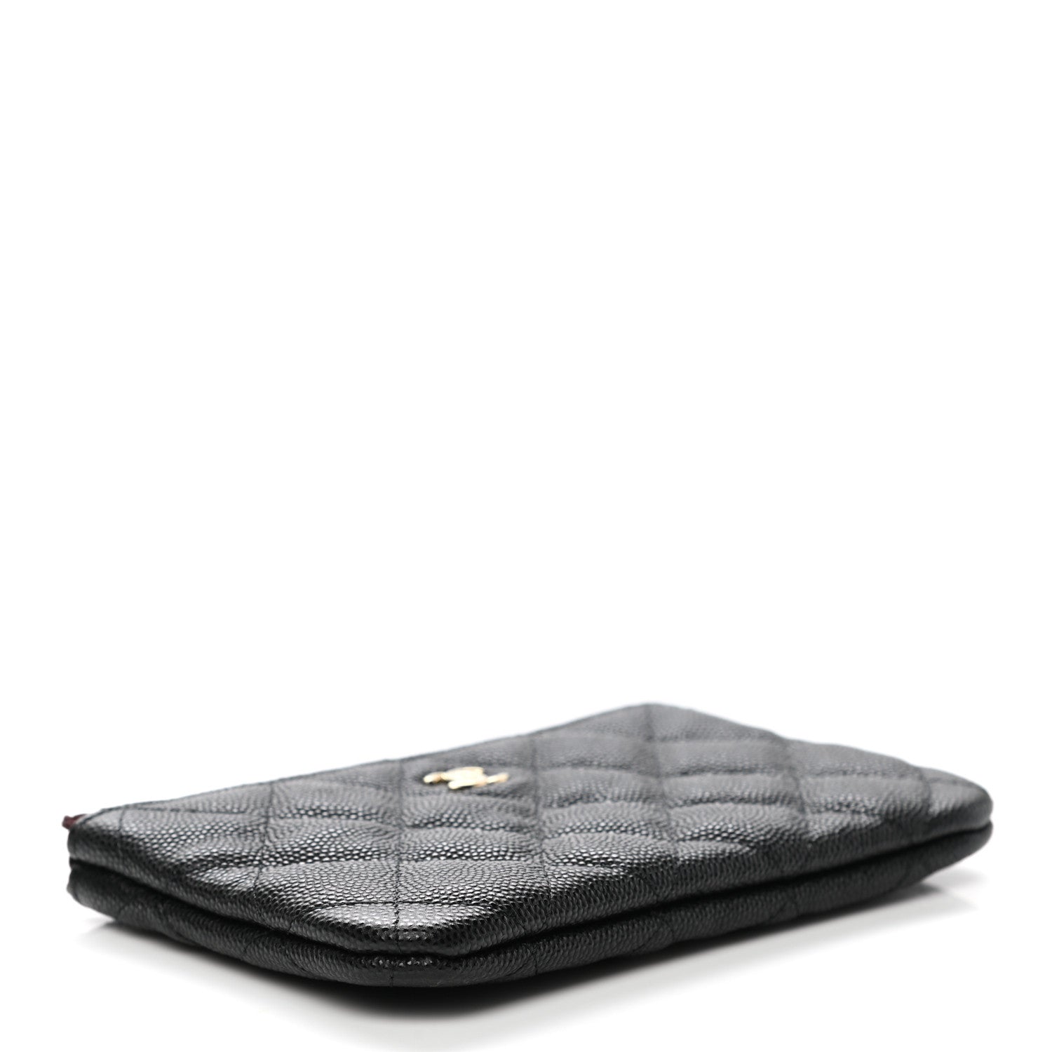Chanel Caviar Quilted Small Cosmetic Case Black 4 of 8
