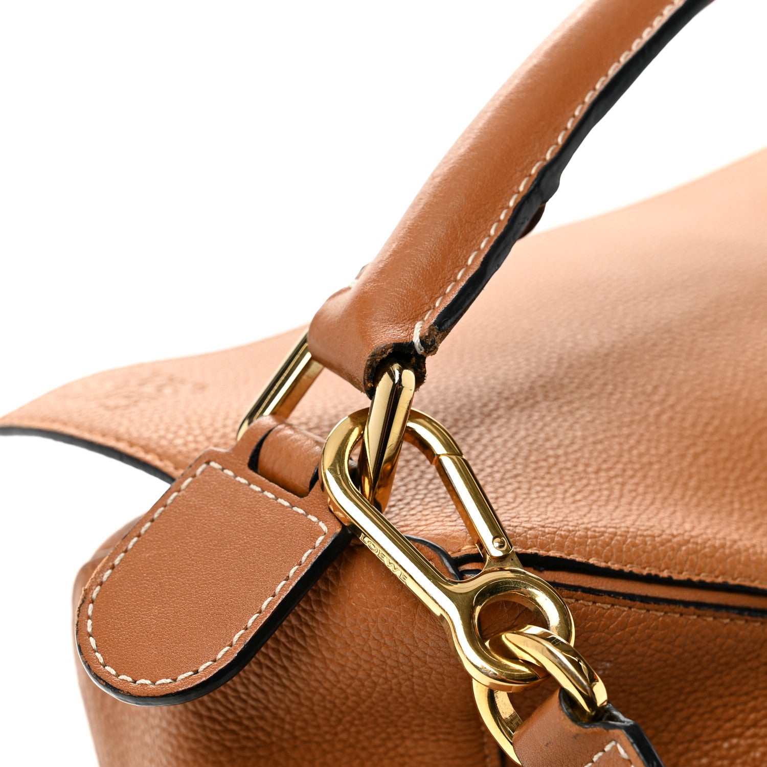 Loewe Calfskin Medium Puzzle Bag Tan 11 of 12