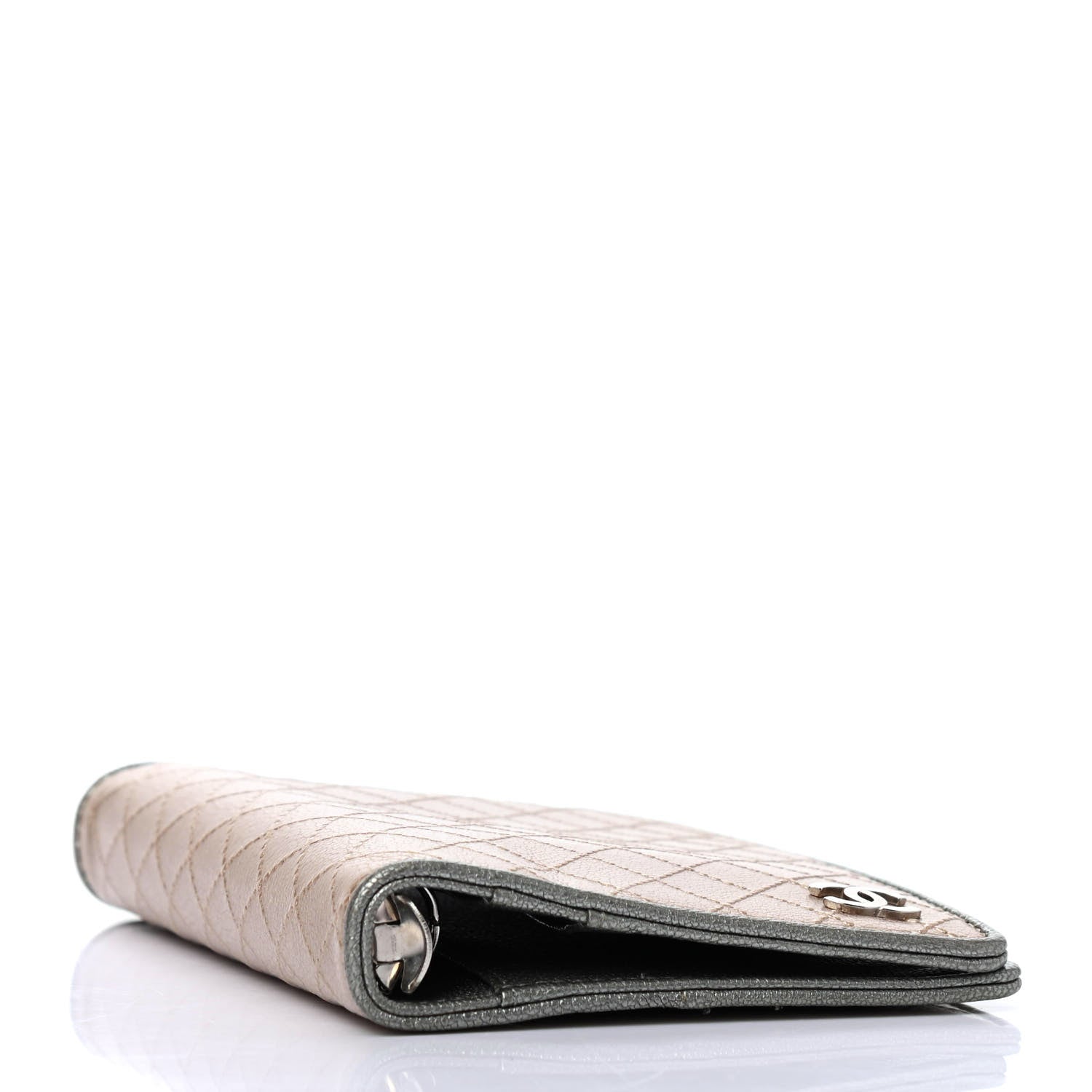 Chanel Glazed Calfskin Diamond Stitched Agenda Cover Gold 3 of 4
