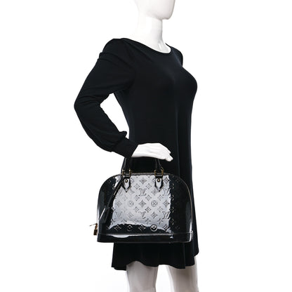 Louis Vuitton Vernis Alma PM Black 2 of 11
