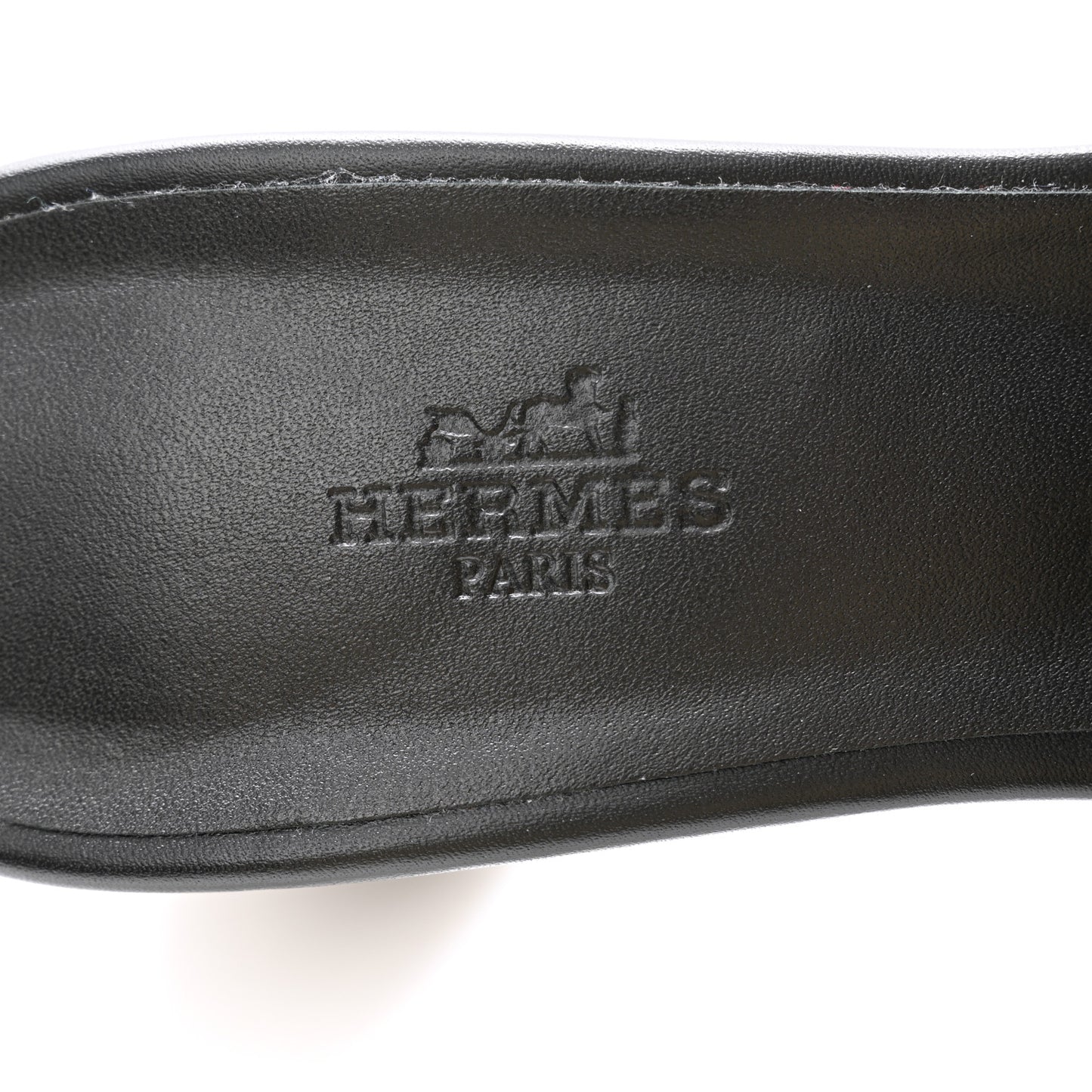 Calfskin Gigi 50 Sandals 40 Gold Black