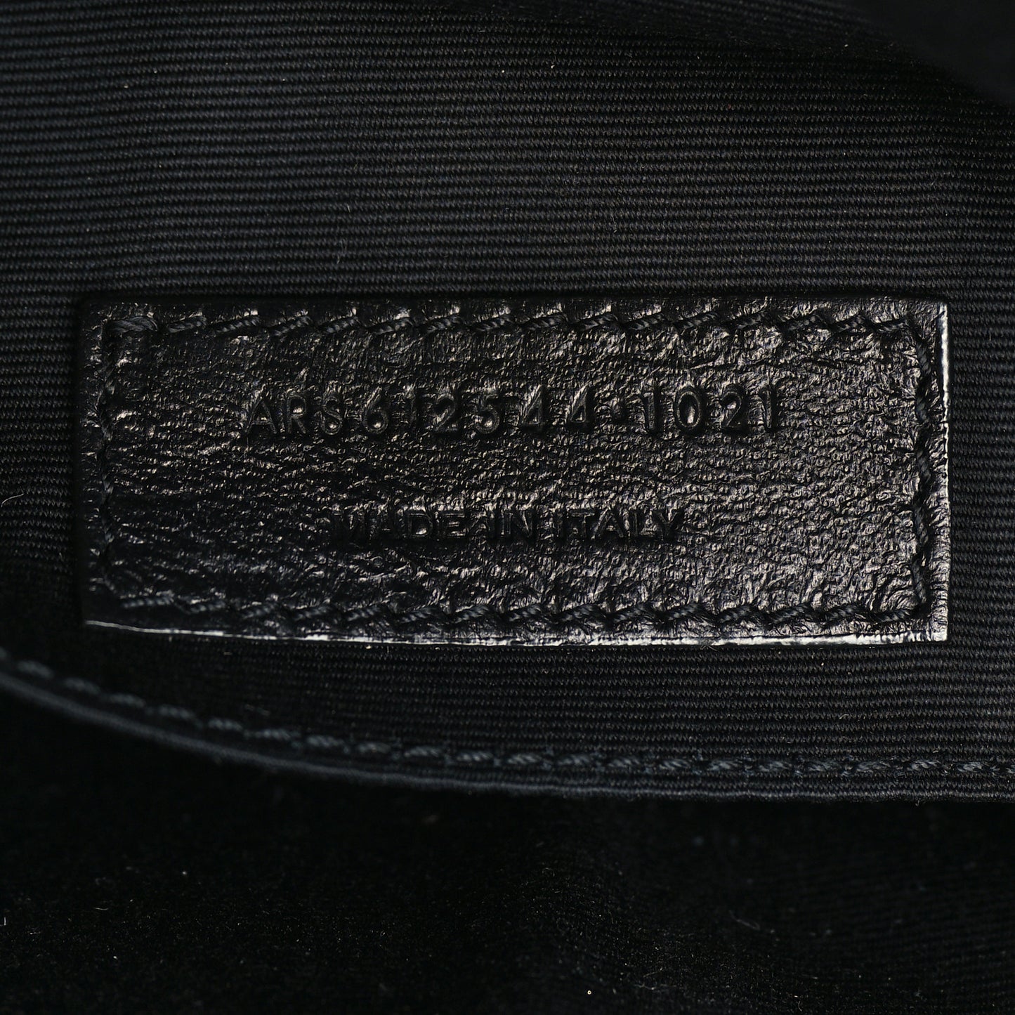 Calfskin Matelasse Monogram Lou Camera Bag Black